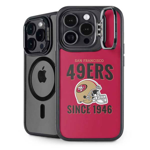 NFL San Francisco 49ers Helmet iPhone 16 Pro Max Kickstand Case