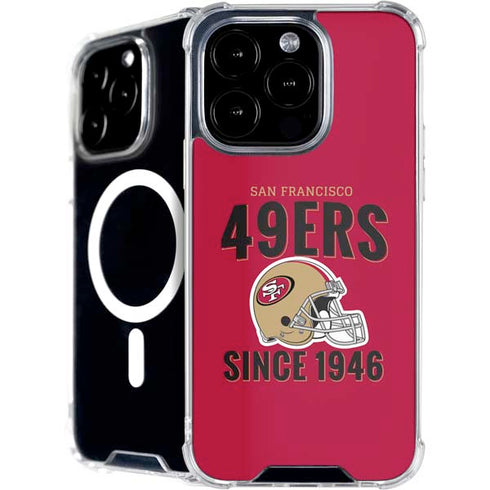 NFL San Francisco 49ers Helmet iPhone 16 Pro Max MagSafe Case