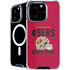 NFL San Francisco 49ers Helmet iPhone 16 Pro Max MagSafe Case
