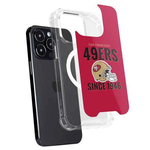 NFL San Francisco 49ers Helmet iPhone 16 Pro Max MagSafe Case