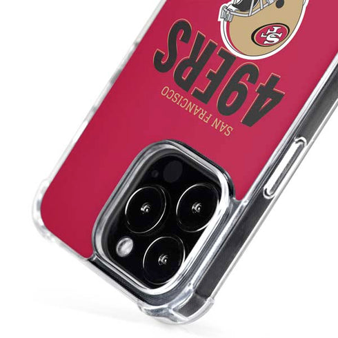 NFL San Francisco 49ers Helmet iPhone 16 Pro Max MagSafe Case