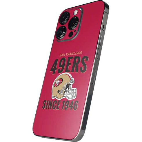 NFL San Francisco 49ers Helmet iPhone 16 Pro Max Skin