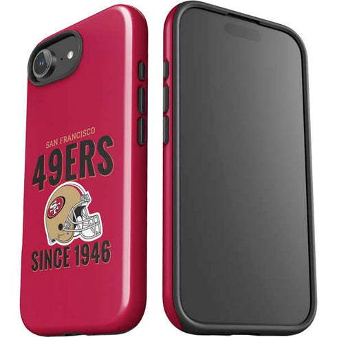 NFL San Francisco 49ers Helmet iPhone 16e Impact Case