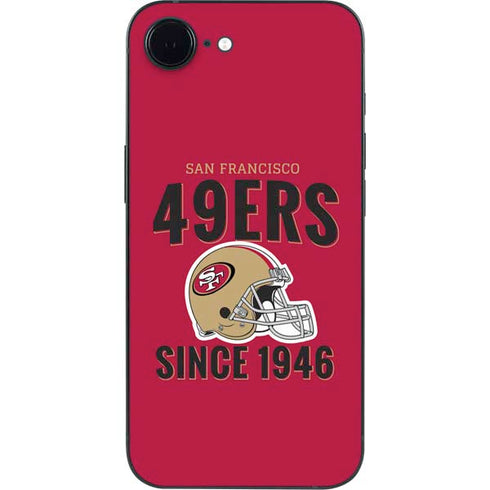 NFL San Francisco 49ers Helmet iPhone 16e Skin