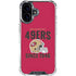NFL San Francisco 49ers Helmet iPhone 17 Clear Case