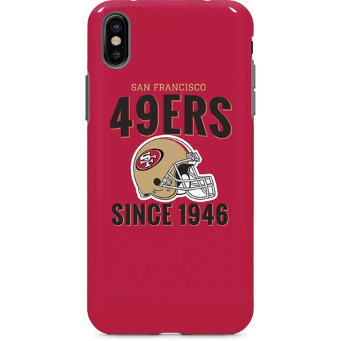 NFL San Francisco 49ers Helmet iPhone 8 Pro Case