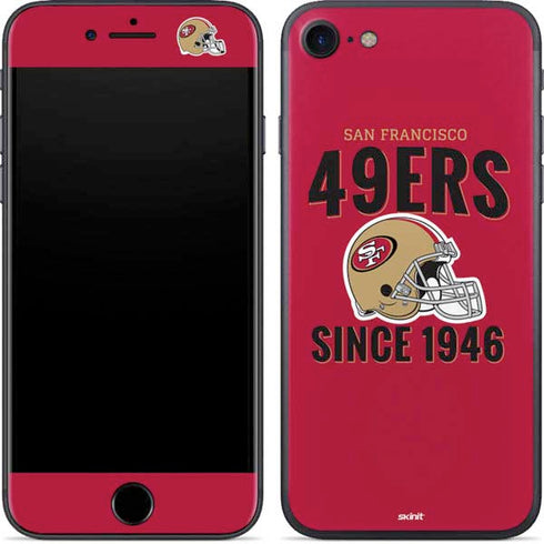 NFL San Francisco 49ers Helmet iPhone 8 Skin