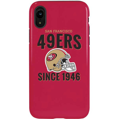 NFL San Francisco 49ers Helmet iPhone XR Pro Case