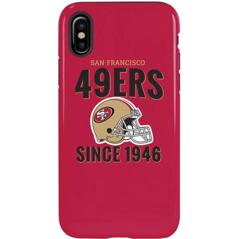 NFL San Francisco 49ers Helmet iPhone XS Pro Case