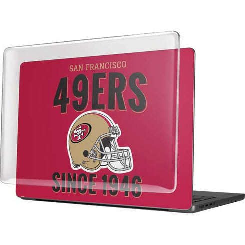 NFL San Francisco 49ers Helmet MacBook Pro 14in (2021-24) Case plus Skin