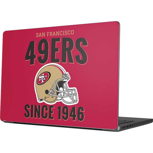 NFL San Francisco 49ers Helmet Apple MacBook Pro 14-inch Skin
