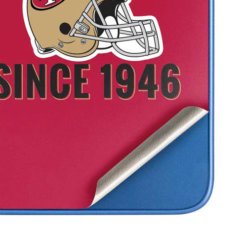 NFL San Francisco 49ers Helmet Moto G Play 4G (2024) Skin
