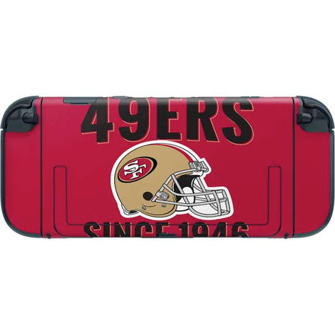 NFL San Francisco 49ers Helmet Nintendo Switch 2 (2025) with Joy-Con Skin