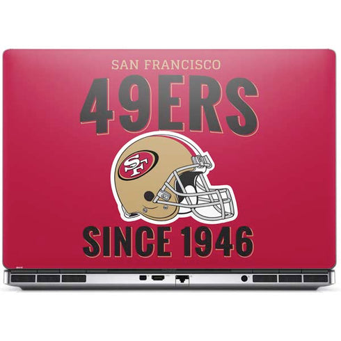 NFL San Francisco 49ers Helmet Dell Precision Skin