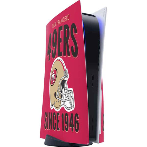 NFL San Francisco 49ers Helmet PlayStation PS5 Skins
