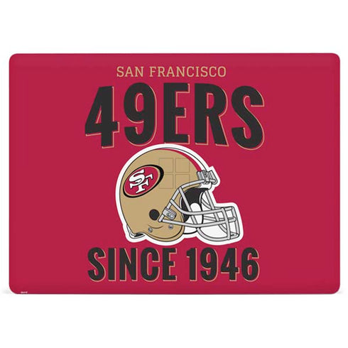 NFL San Francisco 49ers Helmet Surface Laptop 3 13.5in Skin