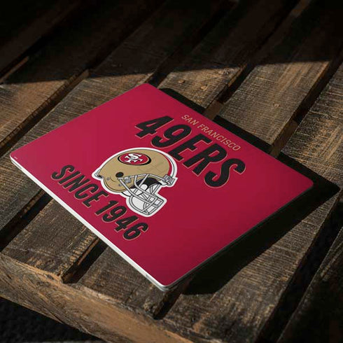 NFL San Francisco 49ers Helmet Surface Laptop 3 13.5in Skin