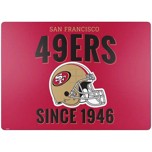 NFL San Francisco 49ers Helmet Surface Laptop 7 13.8in Skin