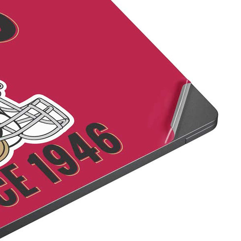 NFL San Francisco 49ers Helmet Surface Laptop 7 13.8in Skin