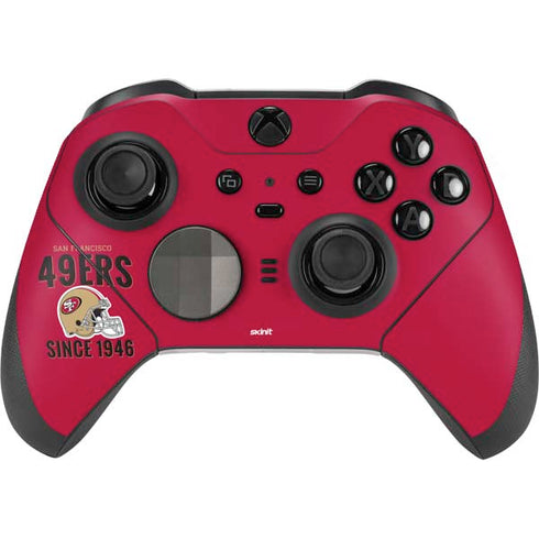NFL San Francisco 49ers Helmet Xbox Elite Wireless Controller Series 2 Skin