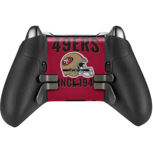 NFL San Francisco 49ers Helmet Xbox Elite Wireless Controller Series 2 Skin