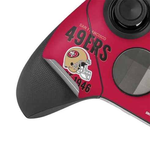 NFL San Francisco 49ers Helmet Xbox Elite Wireless Controller Series 2 Skin