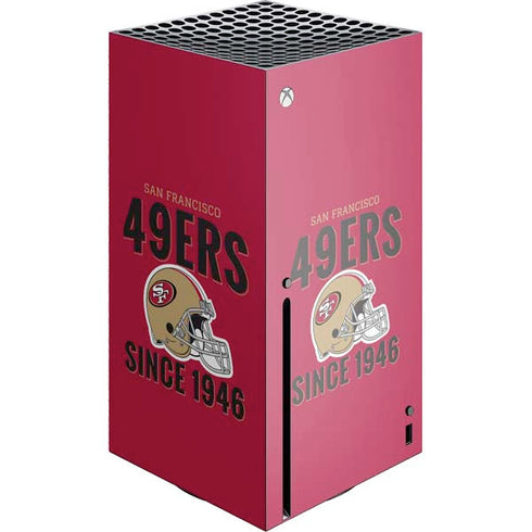 NFL San Francisco 49ers Helmet Xbox Series X Skins