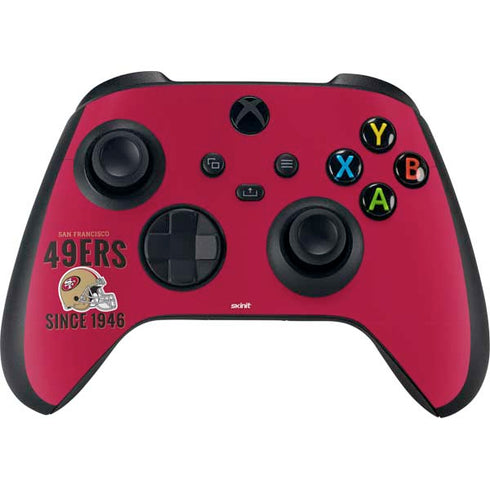 NFL San Francisco 49ers Helmet Xbox Series X Controller Skin