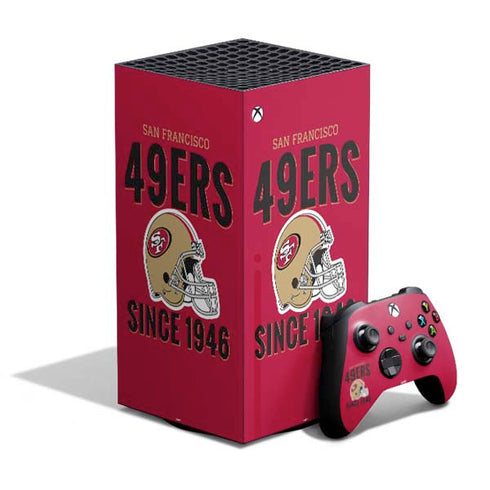 NFL San Francisco 49ers Helmet XBox Series X Digital Edition Bundle Skin