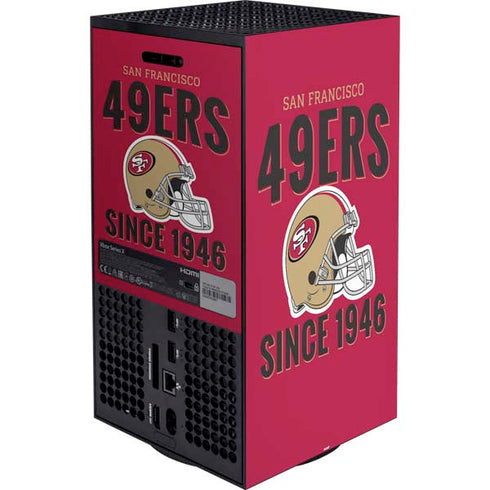NFL San Francisco 49ers Helmet XBox Series X Digital Edition Bundle Skin