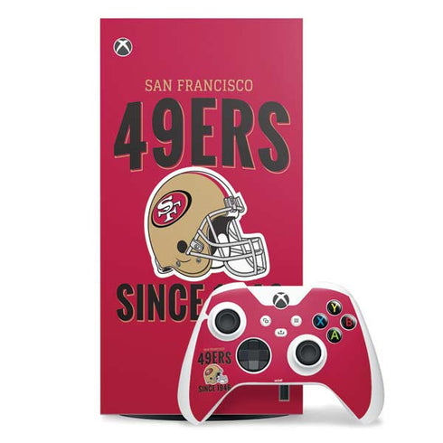 NFL San Francisco 49ers Helmet Xbox Series X Skins