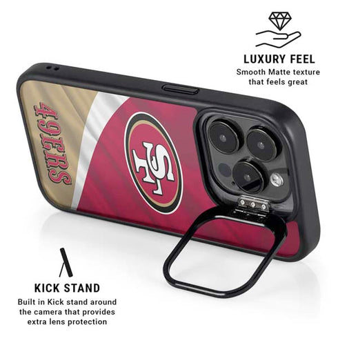 NFL San Francisco 49ers iPhone 13 Pro Max Kickstand Case