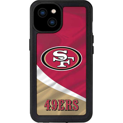 NFL San Francisco 49ers iPhone 15 Plus Waterproof Case