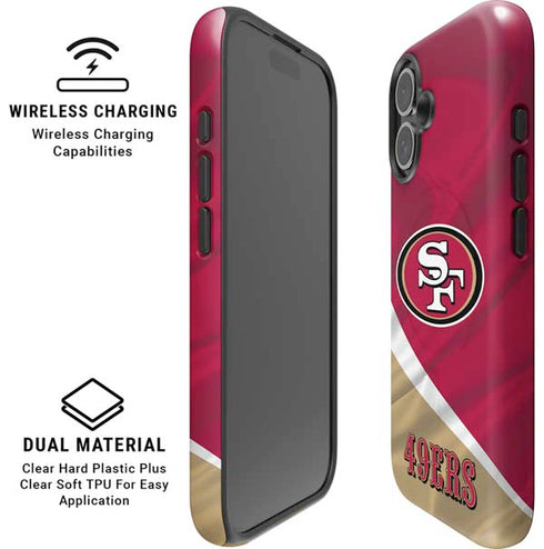 NFL San Francisco 49ers iPhone 16 Plus Magsafe Impact Case