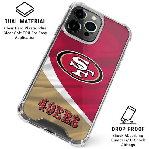 NFL San Francisco 49ers iPhone 16 Pro Clear Case