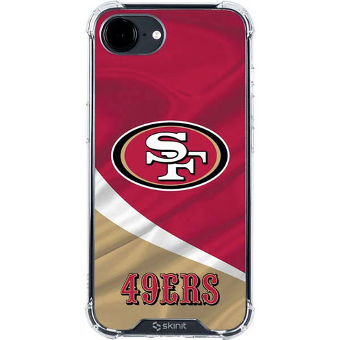 NFL San Francisco 49ers iPhone 16e Clear Case
