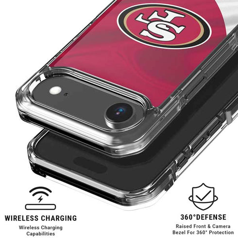 NFL San Francisco 49ers iPhone 17 Air Clear Case