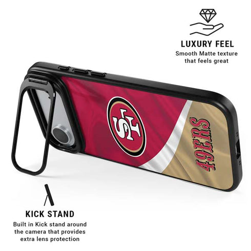 NFL San Francisco 49ers iPhone 17 Air Kickstand Case