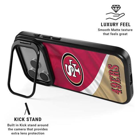 NFL San Francisco 49ers iPhone 17 Pro Max Kickstand Case