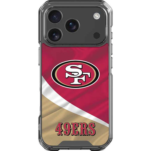 NFL San Francisco 49ers iPhone 18 Pro Clear Case
