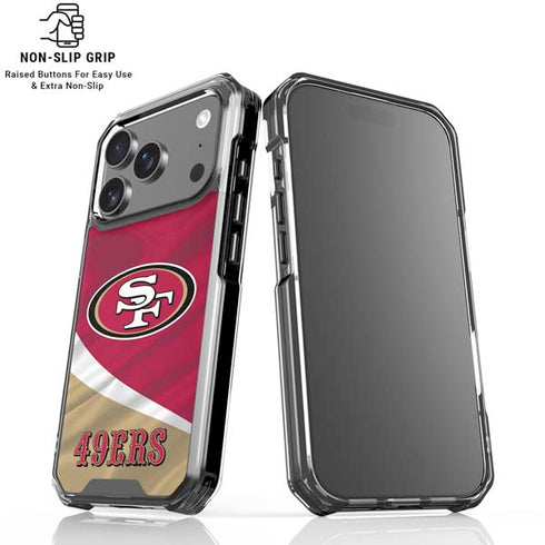 NFL San Francisco 49ers iPhone 18 Pro Clear Case