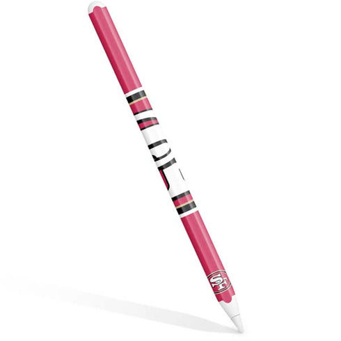 NFL San Francisco 49ers Large Logo Apple Pencil (2nd Gen 2019) Skin