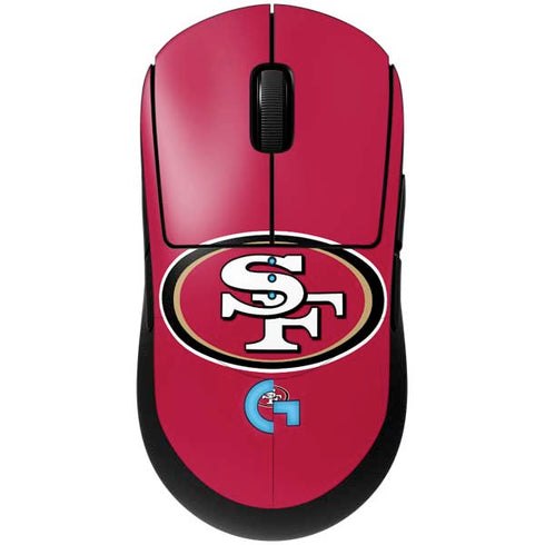 NFL San Francisco 49ers Large Logo G Pro Wireless Gaming Mouse Skin