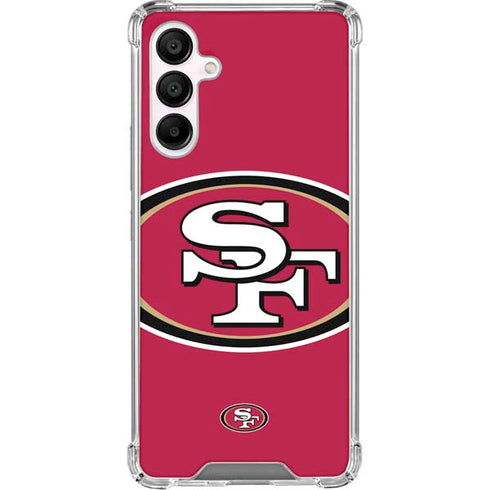 NFL San Francisco 49ers Large Logo Galaxy A16 5G Clear Case