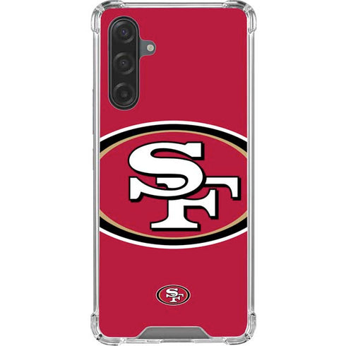 NFL San Francisco 49ers Large Logo Galaxy A17 Clear Case