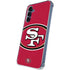 NFL San Francisco 49ers Large Logo Galaxy A55 5G Clear Case