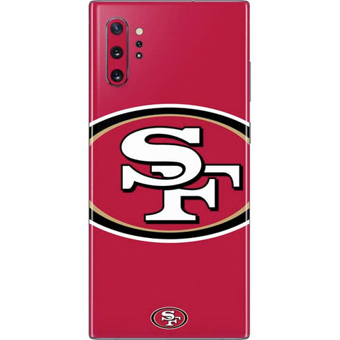 NFL San Francisco 49ers Large Logo Galaxy Note 10 Plus Skin