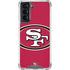 NFL San Francisco 49ers Large Logo Galaxy S22 Clear Case