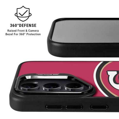 NFL San Francisco 49ers Large Logo Galaxy S24 FE Kickstand Case