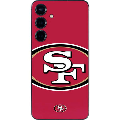 NFL San Francisco 49ers Large Logo Galaxy S25 Plus Skin